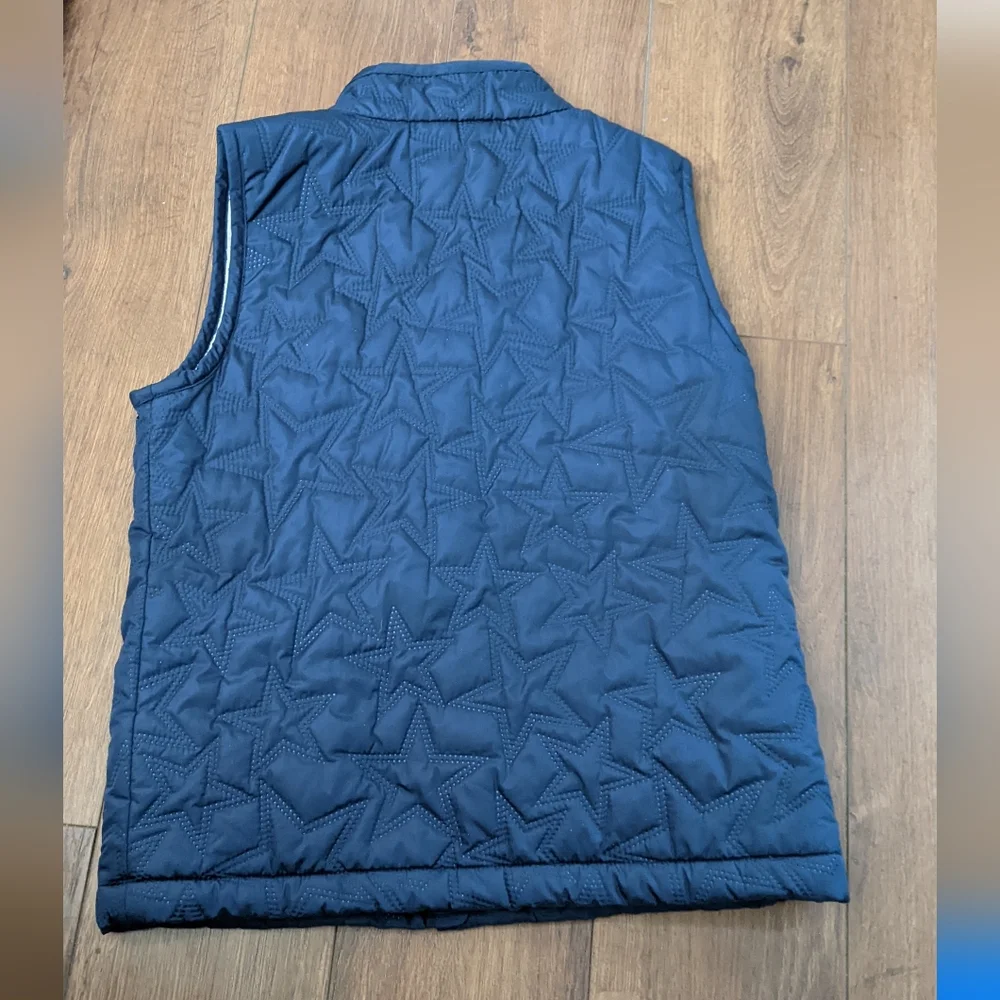 Gap quilted vest girl's large navy - Picture 3 of 4